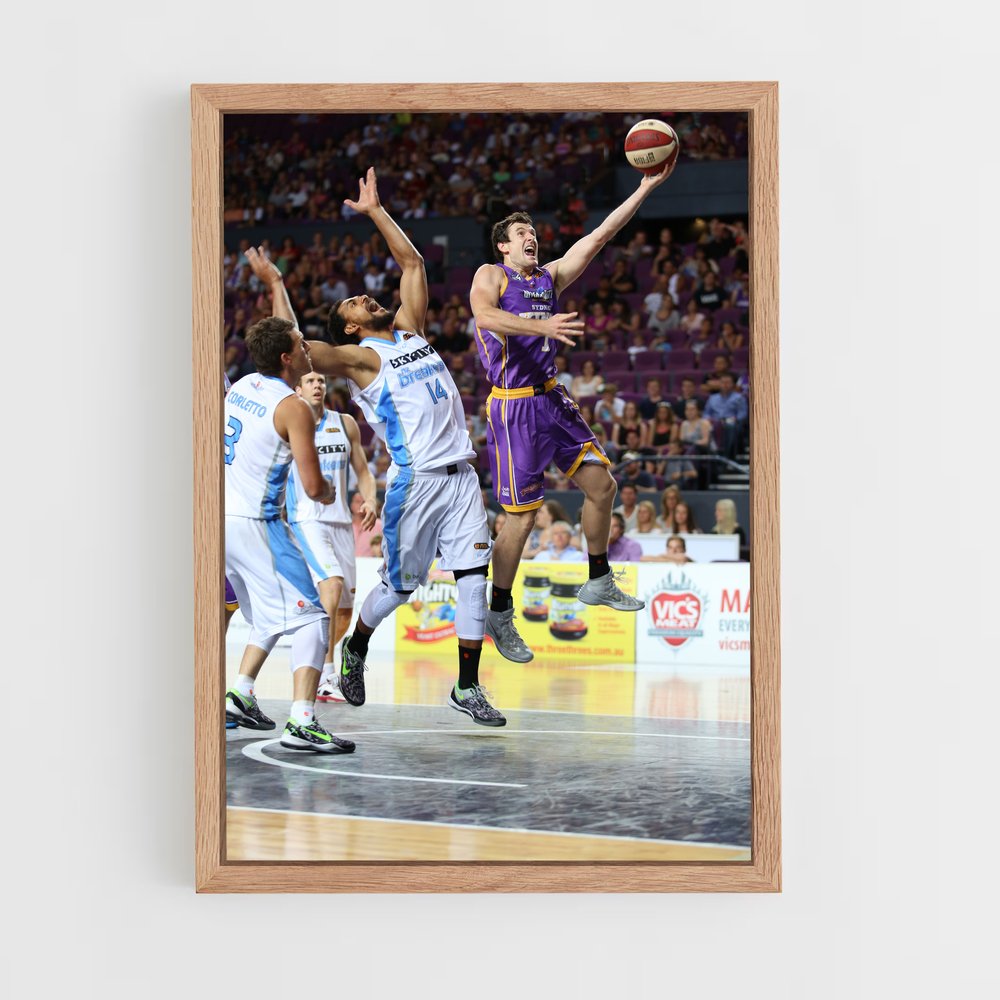 Poster Dunk de l'Aube – affiche Basketball (vue 4)